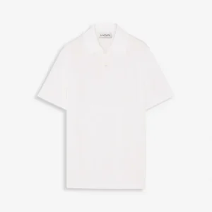 Classic Polo White Lanvin Shirt Men