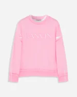 Embroidered Lanvin Paris Pink Sweatshirt