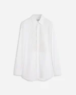 Embroidered Plastron Lanvin Paris Womens White T Shirts