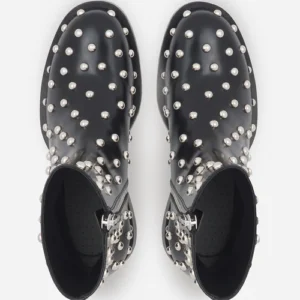 MEDLEY STUDDED LEATHER ANKLE BOOT