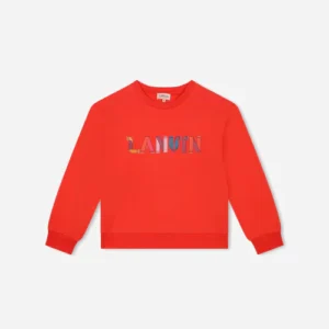 Lanvin Paris Fleece Sweatshirt Red