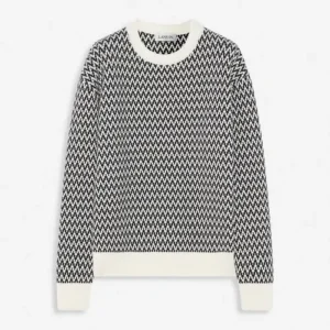 Lanvin Paris Grey Curb Crewneck Sweatshirt