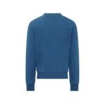 Lanvin Paris Logo Embroidered Crewneck Sweatshirt back